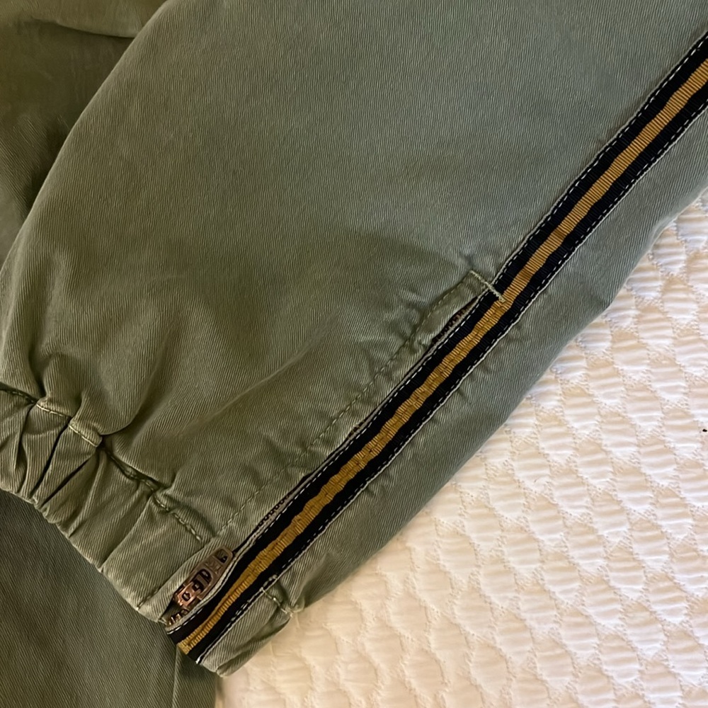 Nili Lotan Olive Green Pants with Side Stripe - Picture 6 of 10